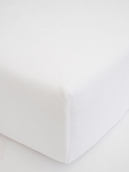 MK Lůžkoviny Prostěradlo mikroplyš Deluxe 90 x 200 cm - bílé