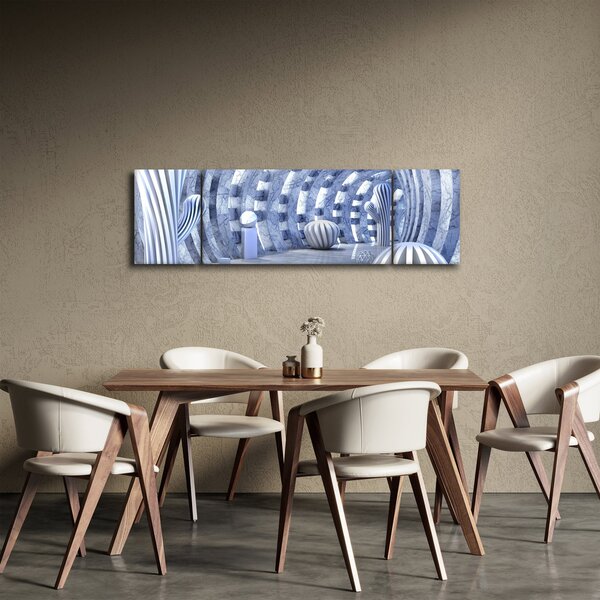 Obraz - 3D abstrakce (170x50 cm)