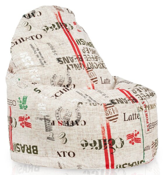 Sedací vak Primabag Porty Design coffee