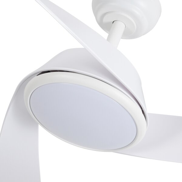 ZEVENTI - LED Stropní ventilátor AERYS LED/24W/230V Wi-Fi Tuya bílá + DO
