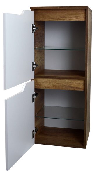 BPS-koupelny Doplňková koupelnová skříňka nízká Ines V46 40 cm - Poškozeno