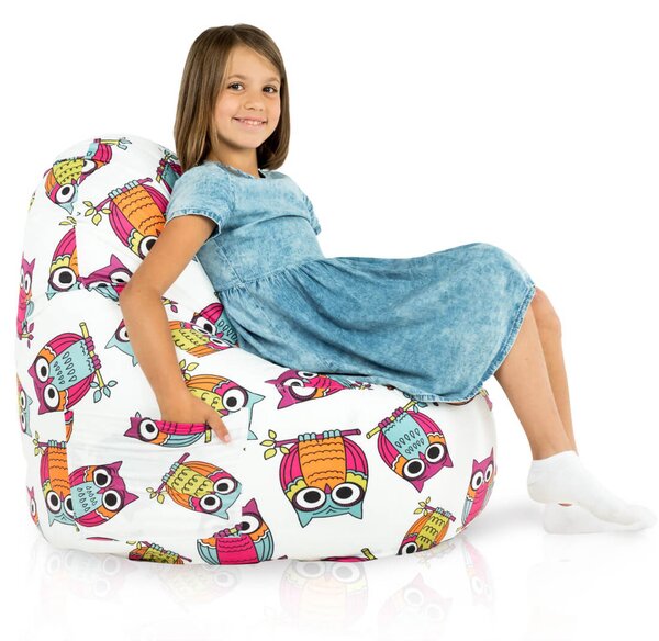 Sedací vak Primabag Porty Design sovy