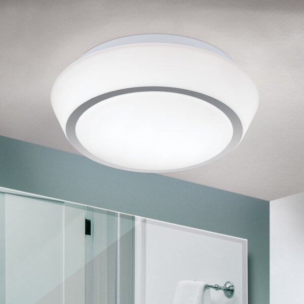Orion - Koupelnové stropní svítidlo TENA 2xE27/60W/230V pr. 30 cm IP44 bílá