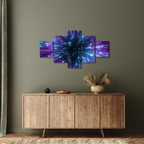 Obraz - Neonový prostor (125x70 cm)
