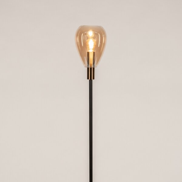 Stojací skleněná lampa Padova Champagne (LMD)