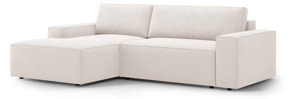 Béžová rozkládací rohová pohovka (levý roh) Jodie – Micadoni Home