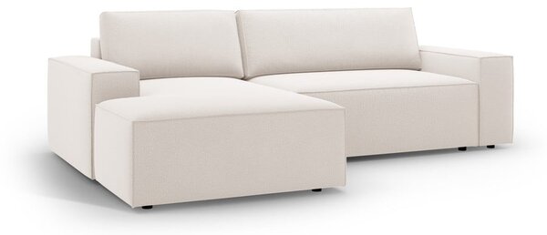 Béžová rozkládací rohová pohovka (levý roh) Jodie – Micadoni Home