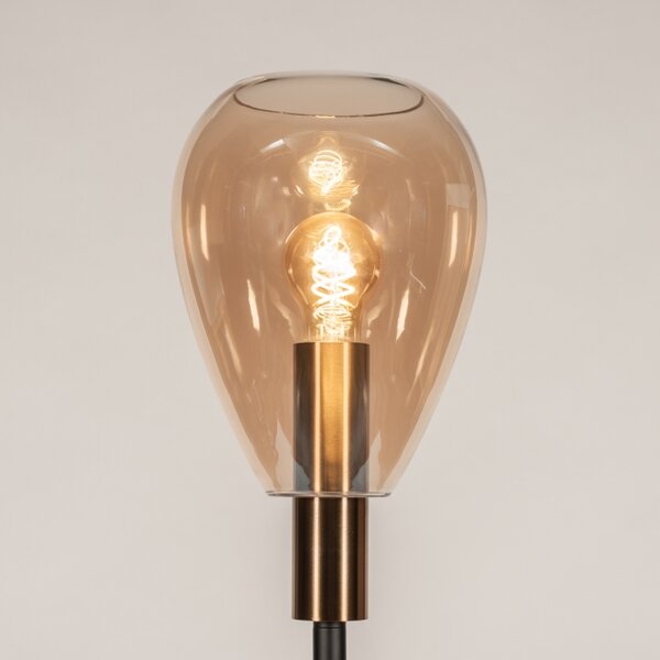 Stojací skleněná lampa Padova Champagne (LMD)