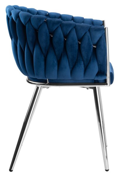 Jídelní židle COFTON VELVET granátová