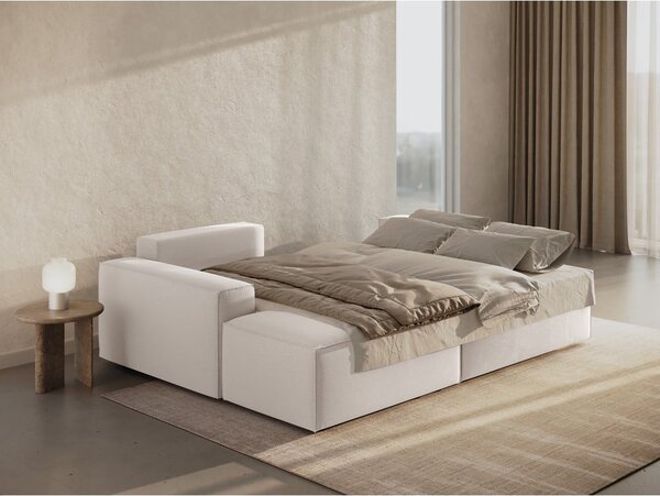 Béžová rozkládací rohová pohovka (levý roh) Jodie – Micadoni Home
