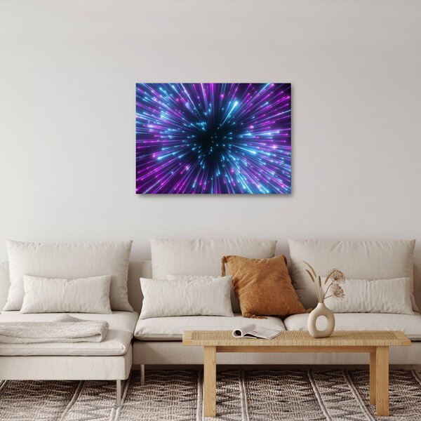Obraz - Neonový prostor (70x50 cm)