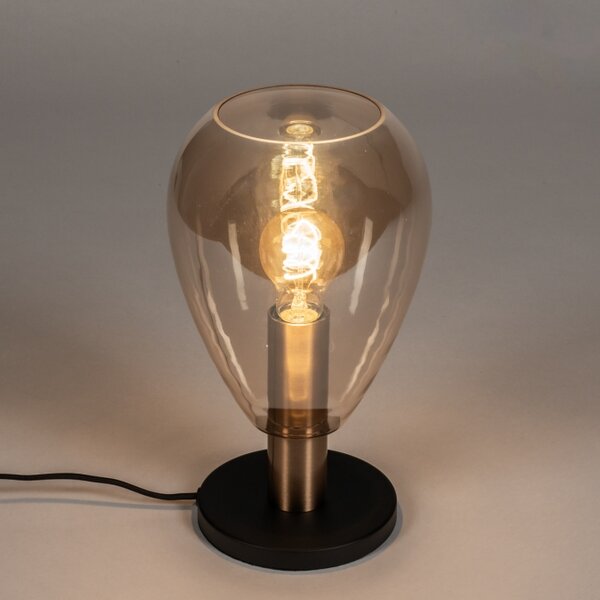 Stolní skleněná lampa Padova Champagne (LMD)