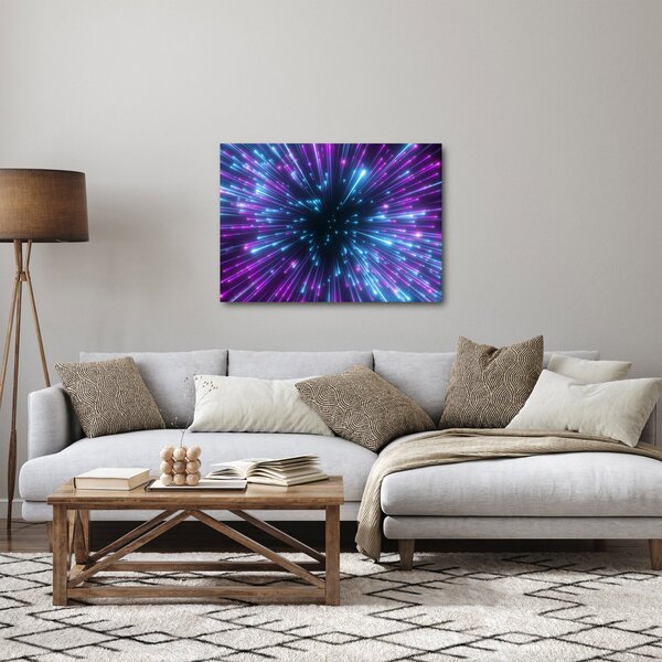 Obraz - Neonový prostor (70x50 cm)