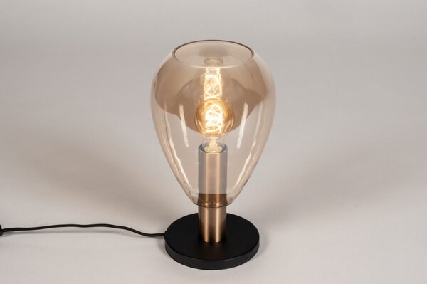 Stolní skleněná lampa Padova Champagne (LMD)