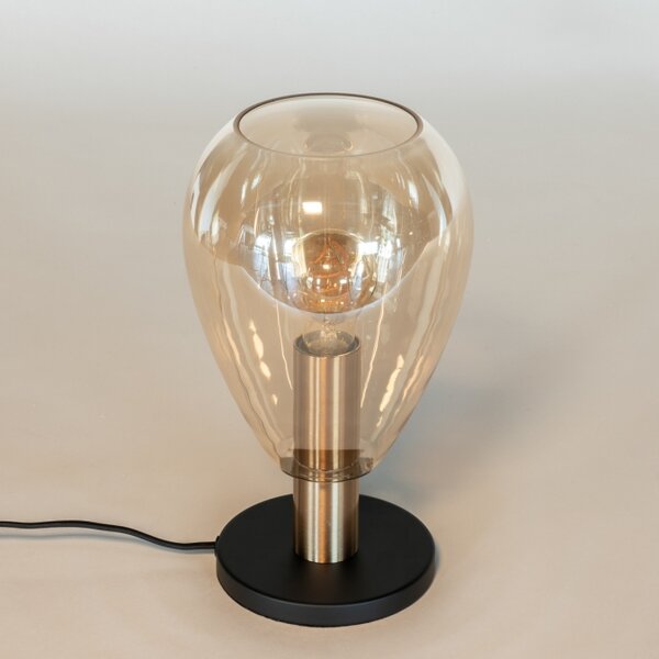 Stolní skleněná lampa Padova Champagne (LMD)