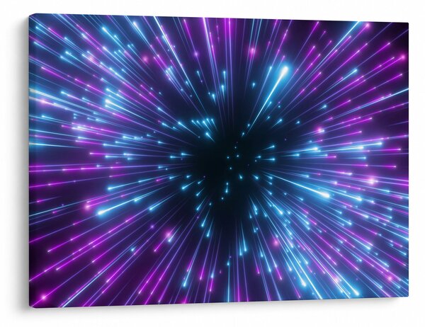 Obraz - Neonový prostor (70x50 cm)