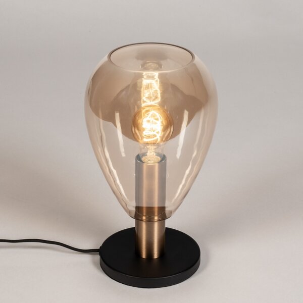 Stolní skleněná lampa Padova Champagne (LMD)