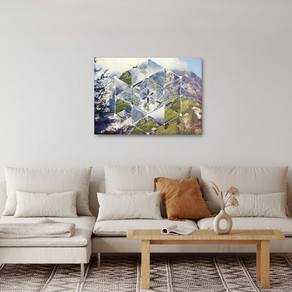 Obraz - Geometrický obrazec (70x50 cm)