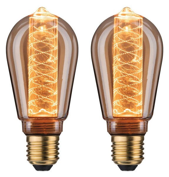 P 5068 Inner Glow Edition sada LED žárovka E27 230V 2x4W 1800K zlatá spirála - PAULMANN