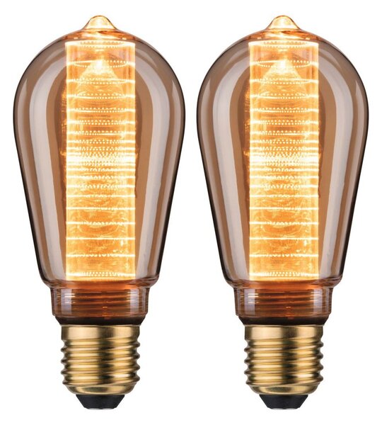 P 5069 Inner Glow Edition sada LED žárovka E27 230V 2x4W 1800K zlatá kroužky - PAULMANN