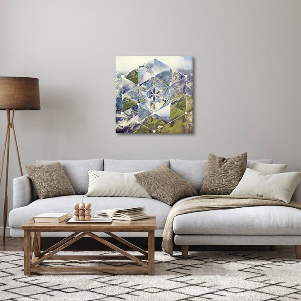 Obraz - Geometrický obrazec (30x30 cm)