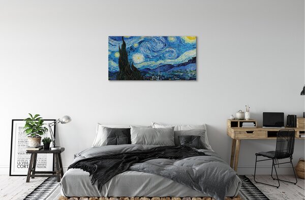 Obrazy na plátně Art hvězdné noci 100x50 cm