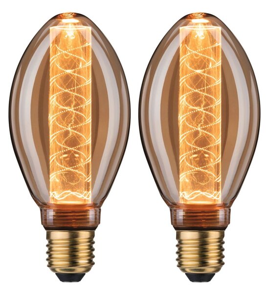P 5072 Inner Glow Edition sada LED žárovka E27 230V 2x4W 1800K zlatá spirála - PAULMANN