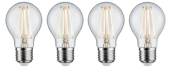 P 5082 Set 3-krokové-stmívatelné LED žárovka E27 230V 4x8W 2700K stmívatelné čirá - PAULMANN
