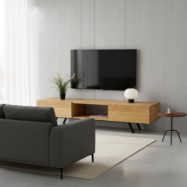 TV stolek Harmony z dubového masivu