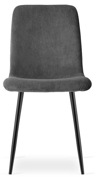 Set tří jídelních židlí RIFT šedé / černé nohy (3 ks)