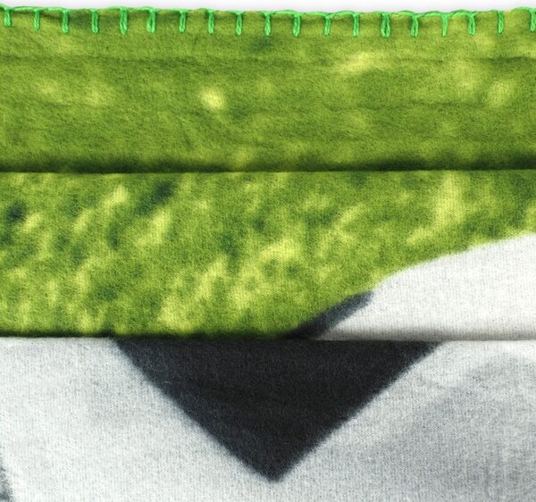 Jerry Fabrics Fleecová deka s motivem Fotbal - 100 x 150 cm