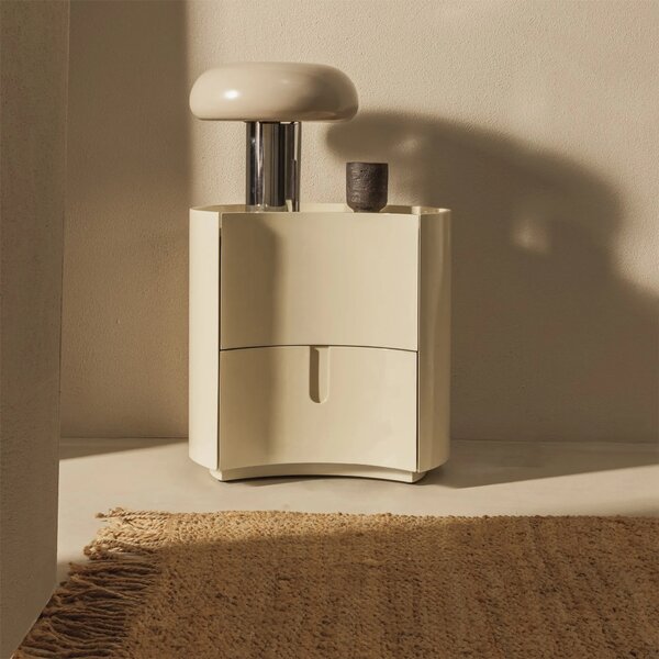 Hector Noční stolek Vena 52 cm krémový