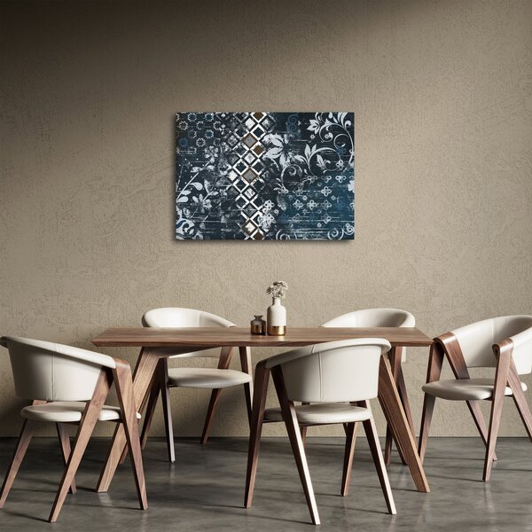 Obraz s květinovým dekorem (70x50 cm)