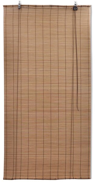 Hnědá bambusová roleta 150 x 220 cm