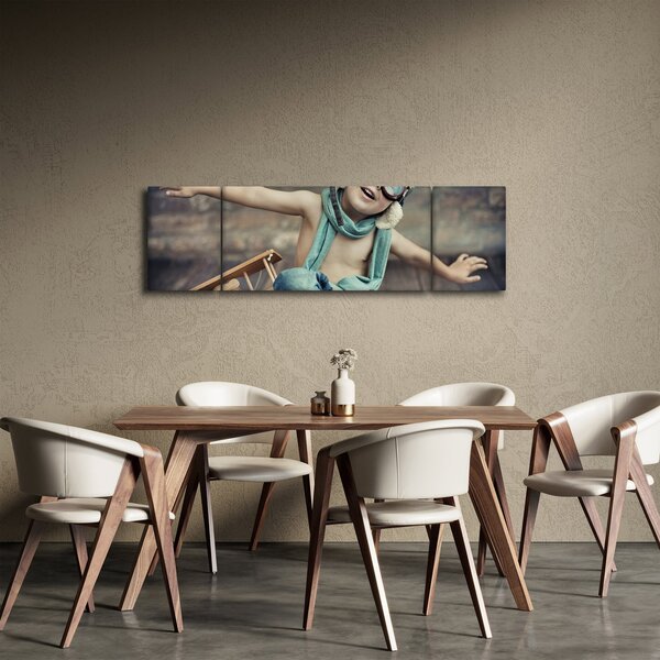 Obraz - Mladý letec (170x50 cm)
