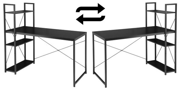 Kancelářský stůl TROSA černý