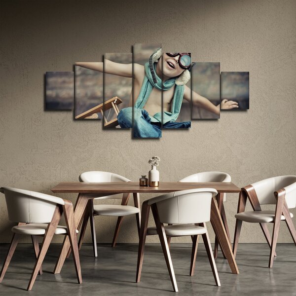Obraz - Mladý letec (210x100 cm)