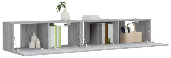 2dílný set TV skříněk šedý sonoma kompozitní dřevo 3120282