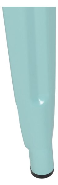 Tyrkysové kovové barové stoličky v sadě 2 ks (výška sedáku 76,5 cm) – Ixia
