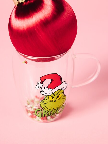 Sinsay - Vánoční hrnek s dvojitým dnem a barevným konfety Grinch - vícebarevná