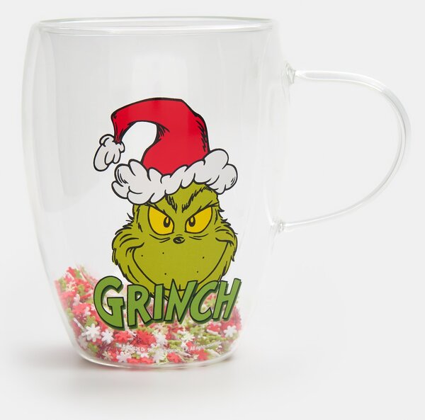 Sinsay - Vánoční hrnek s dvojitým dnem a barevným konfety Grinch - vícebarevná