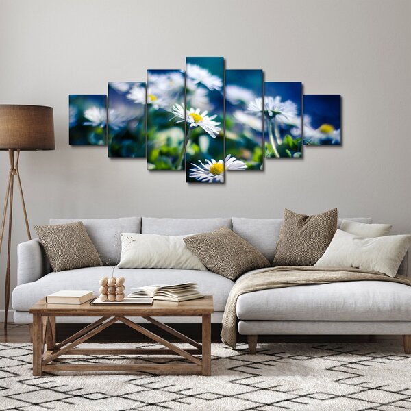 Obraz sedmikrásek (210x100 cm)