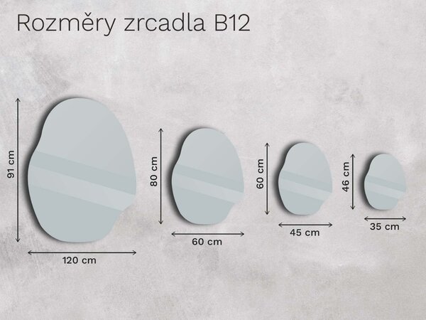 Zrcadlo Base B12