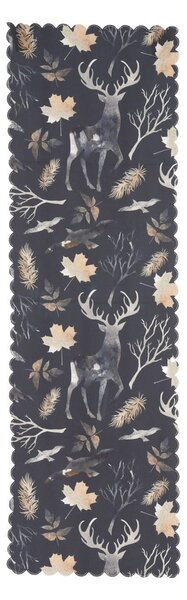 Sada 4 vánočních povlaků na polštář a běhounu na stůl Minimalist Cushion Covers Christmas Forest