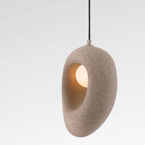 Nova Luce Hnědé závěsné světlo Tempus 20 cm