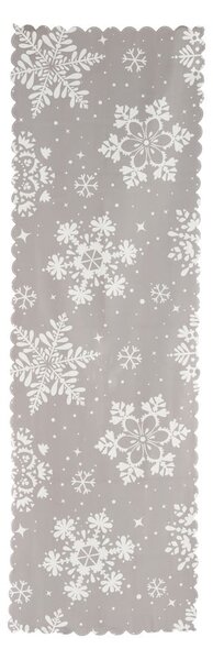 Sada 4 vánočních povlaků na polštář a běhounu na stůl Minimalist Cushion Covers Snowflakes