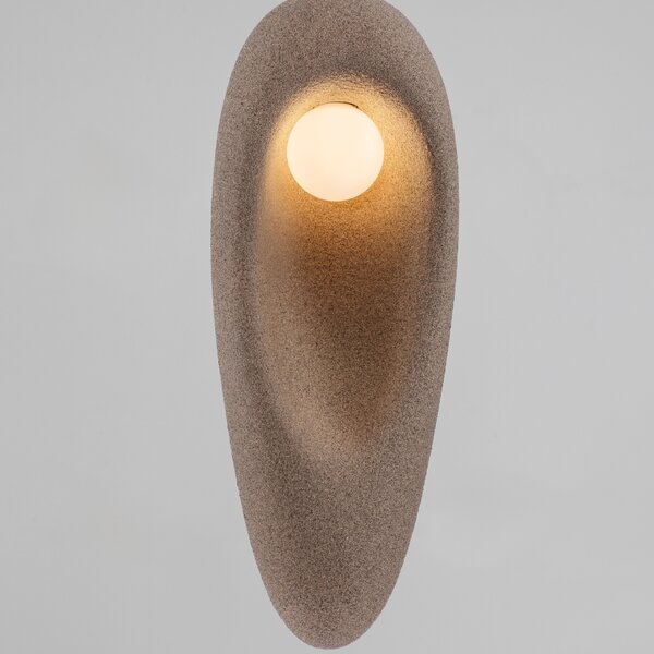 Nova Luce Hnědé závěsné světlo Tempus 18 cm