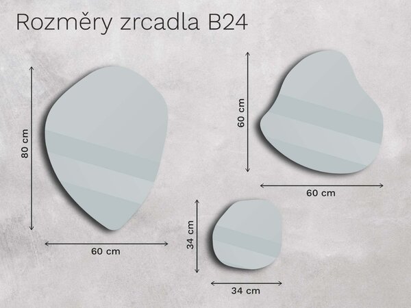 Zrcadla v sadě B24