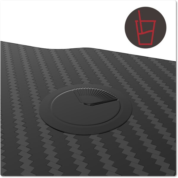 Herní stůl SHADOW GAMER 1.0 s podložkou pod myš