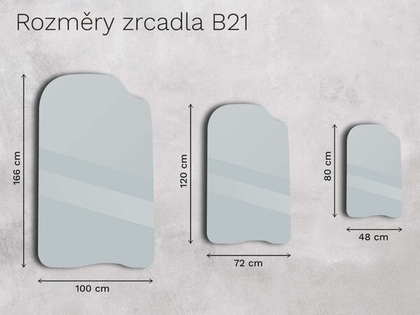 Zrcadlo Base B21 48×80